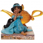 Jim Shore: Aladdin- Jasmine w Lamp Figurine