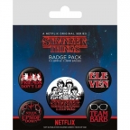 Stranger Things Buttons 5 Pack