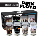 Pink Floyd Album Covers Drinking Glass Set (4-Pack)