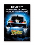 Back to the Future- Roads Magnet