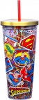 Superman 32 oz. Glitter Cup + Straw