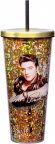 Elvis 32 oz. Glitter Cup + Straw
