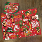 Elf Wrapping Paper 1000 Piece Puzzle