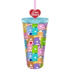 Care Bears 24oz. Plastic Cold Cup w/ Lid & Topper Straw