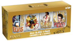 Elvis Drinking Glass Set (4-Pack)