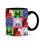 Disney Villains Peeking Faces Grid 20oz Ceramic Mug