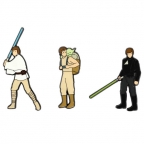 Star Wars- Luke Skywalker Lapel Pin Set