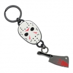 Friday the 13th- Mask/Cleaver Keychain