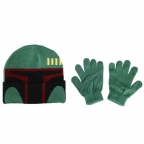 Star Wars- Boba Fett Beanie & Gloves Set