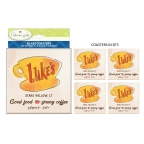 Gilmore Girls Luke's Sign Glass Coaster Set (4-Pack)