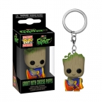 I Am Groot- Groot with Cheese Puffs Pop! Keychain