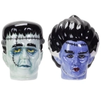 Mr. & Mrs. Frankenstein Salt & Pepper Shaker Set