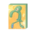 Spongebob Squidward 5 in X 7in X 1.5in Box Sign Wall Art