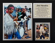 Jimi Hendrix "Woodstock" - 11x14 Matted Photos