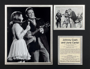 Johnny Cash & June Carter - 11x14 Matted Photos