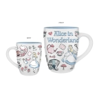 Alice in Wonderland Icons 25oz Jumbo Curved Ceramic Mug