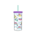 My Little Pony- Cloud Scene 20oz Plastic Tall Cold Cup + Straw