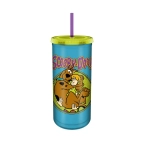 Scooby-Doo- Scared Shaggy 20z Plastic Tall Cup w/ Lid & Straw