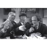 3 Stooges - Drink Poster
