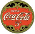 Coke - 5 Cents Round