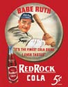 Babe Ruth Red Rock Cola Sign