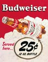 Budweiser-25 Cents