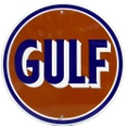 Gulf Round Sign