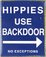 Hippies Use Back Door