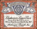 Budweiser Historic Label