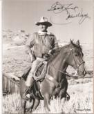 John Wayne on a horse from Chisum - 8x10