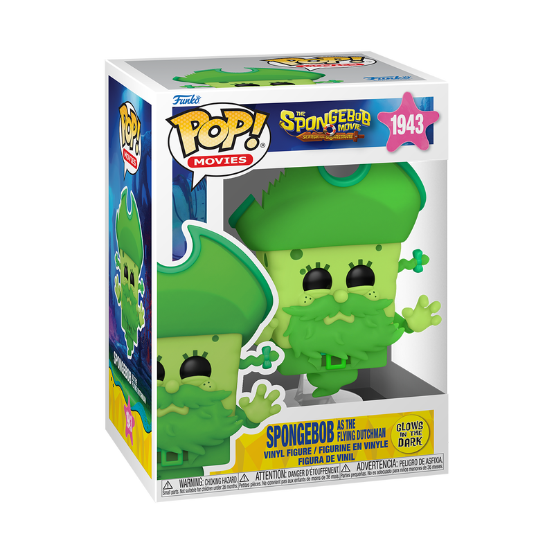 The Spongebob Movie- Spongebob as Flying Dutchman Pop! (Glow in the Dark)