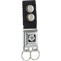 Supernatural- Winchester Pentagram Seatbelt Keychain