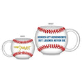Sandlot Legends Never Die Baseball Ceramic 3D Sculpted Mug