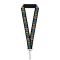 Grateful Dead- Dancing Bears Lanyard