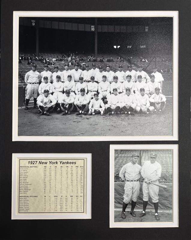 1927 Yankees 11x14 Matted Photos