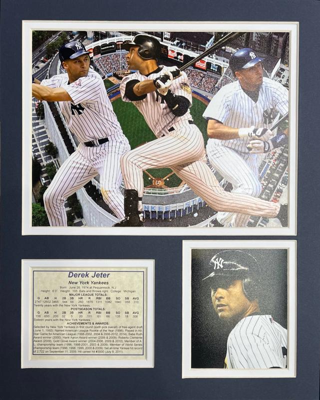 Derek Jeter 11x14 Matted Photos