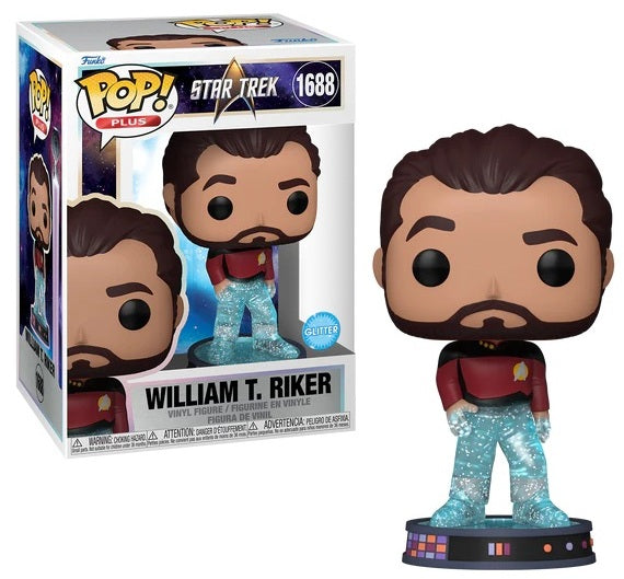 Star Trek- William T. Riker (Transporter) Pop! Plus (Glitter)
