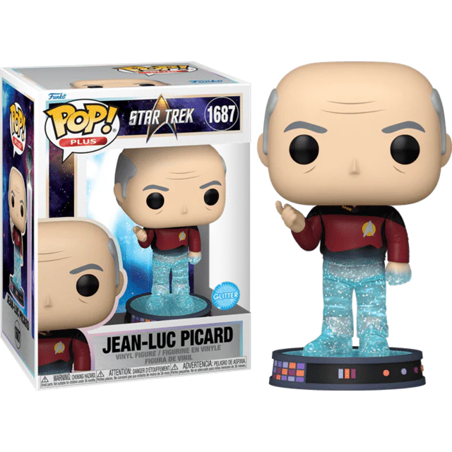 Star Trek- Jean-Luc Picard (Transporter) Pop! Plus (Glitter)