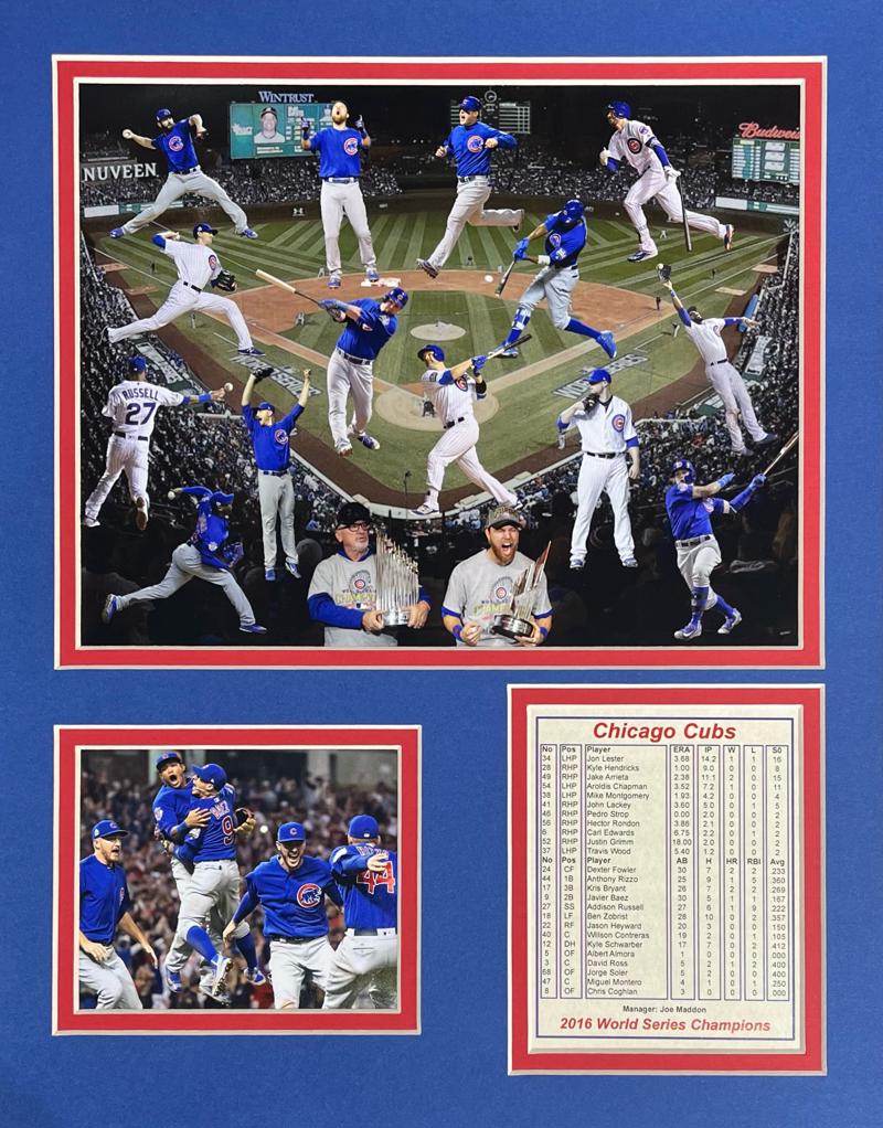 2016 Chicago Cubs - 11x14 Matted Photos