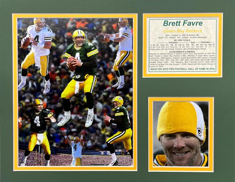 Brett Favre - 11x14 Matted Photos
