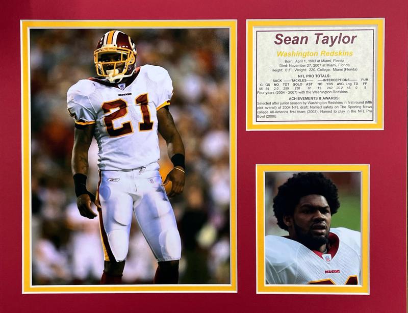Sean Taylor - 11x14 Matted Photos