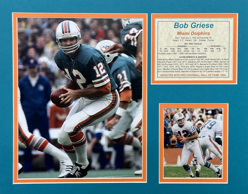 Bob Griese - 11x14 Matted Photos