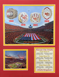 Chiefs Rings - 11x14 Matted Photos