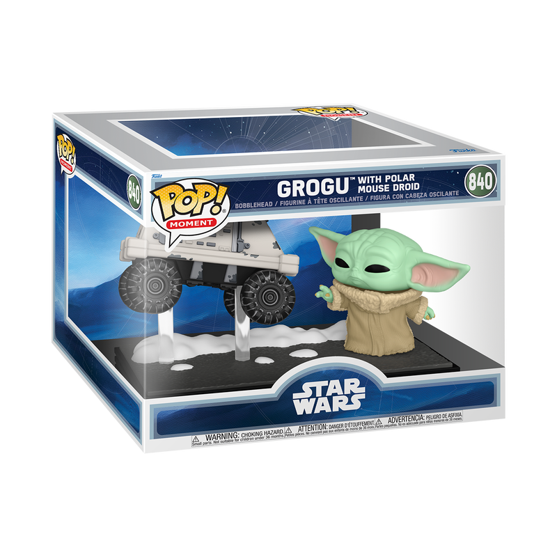 Star Wars: The Mandalorian & Grogu- Grogu with Polar Mouse Droid Pop! Moment