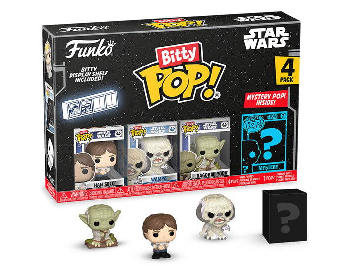 Star Wars: Empire Strikes Back- Han Solo Bitty Pop! 4 Pack