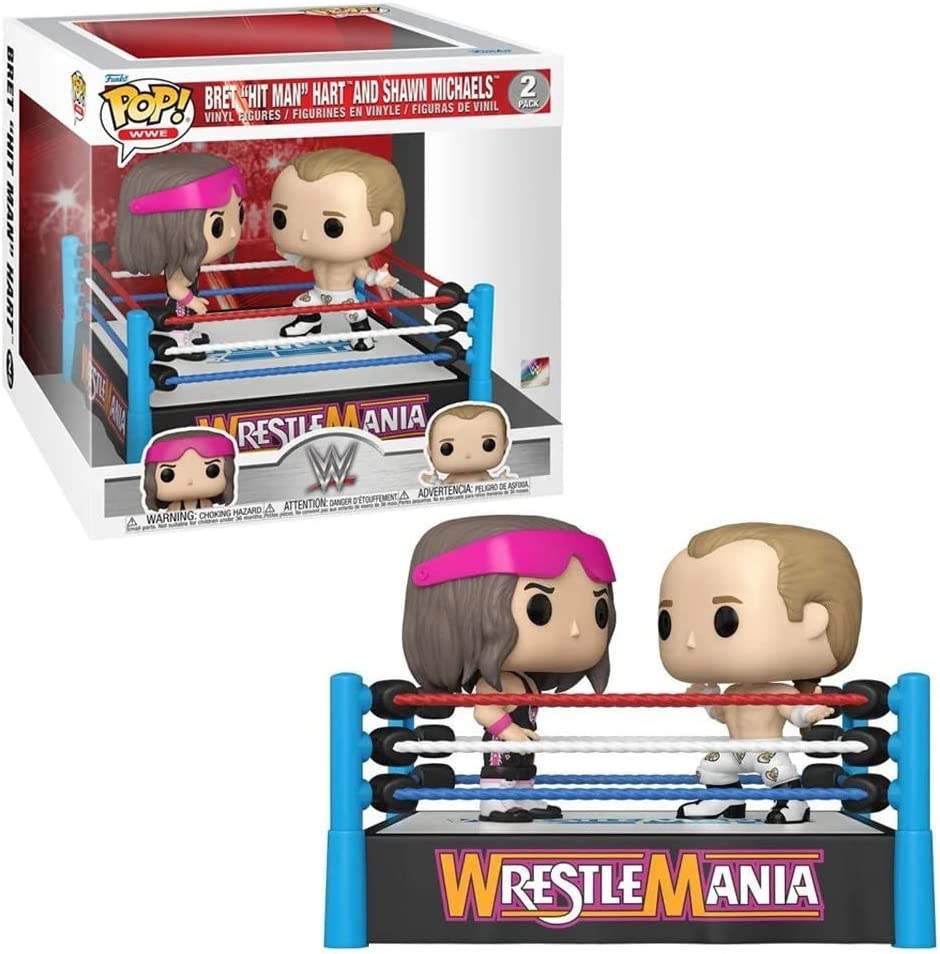 WWE- Bret "Hit Man" Hart & Shawn Michaels Pop! Moment