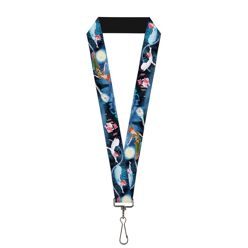 Peter Pan Group Flying Scene Lanyard