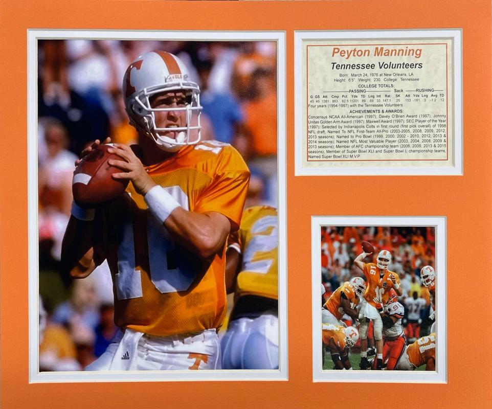 Peyton Manning UT - 11x14 Matted Photos