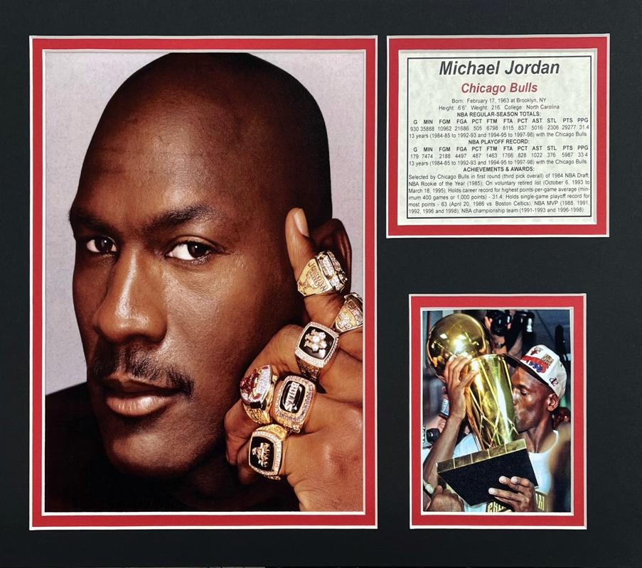 Michael Jordan's Rings 11x14 Matted Photos
