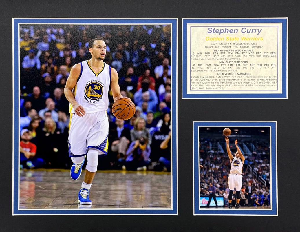 Stephen Curry 11x14 Matted Photos